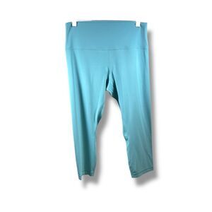 Lululemon NWT Align Pants High Rise Cropped 21” in Tide Water Teal Size 12